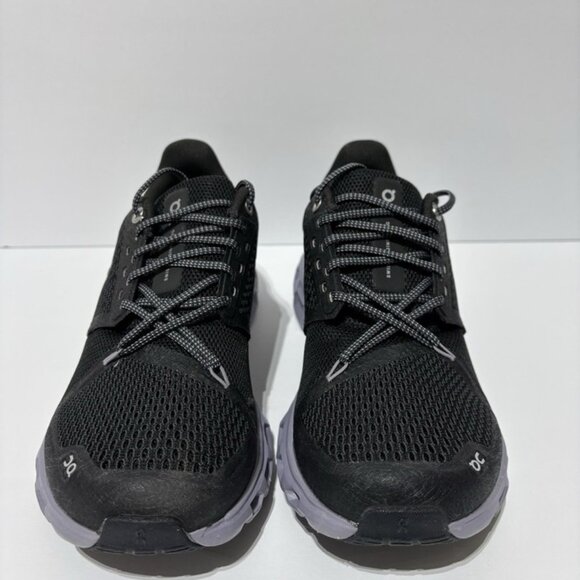 On Women’s Cloudstratus Black/Lilac Running Shoes, Size 7 M - Picture 3 of 7